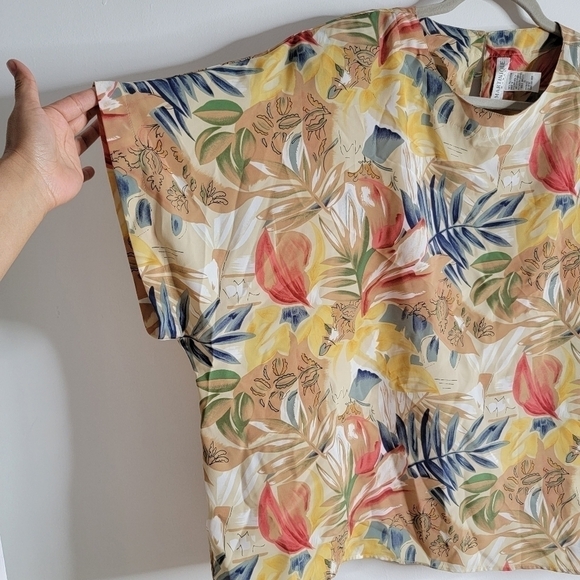 Martinique Woman 80s vintage 2X plus size women top - Picture 3 of 9